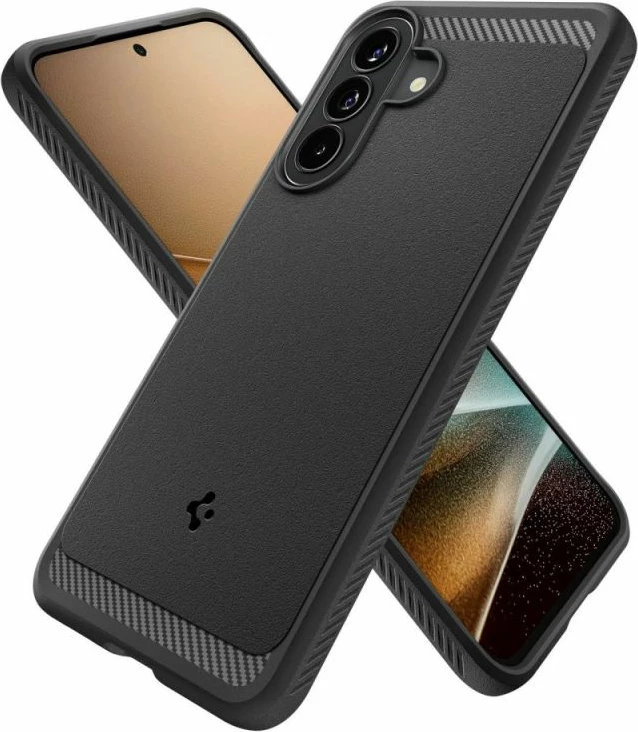 Mbështjellës telefoni Spigen Rugged Armor për Samsung Galaxy A57 5G, i zi