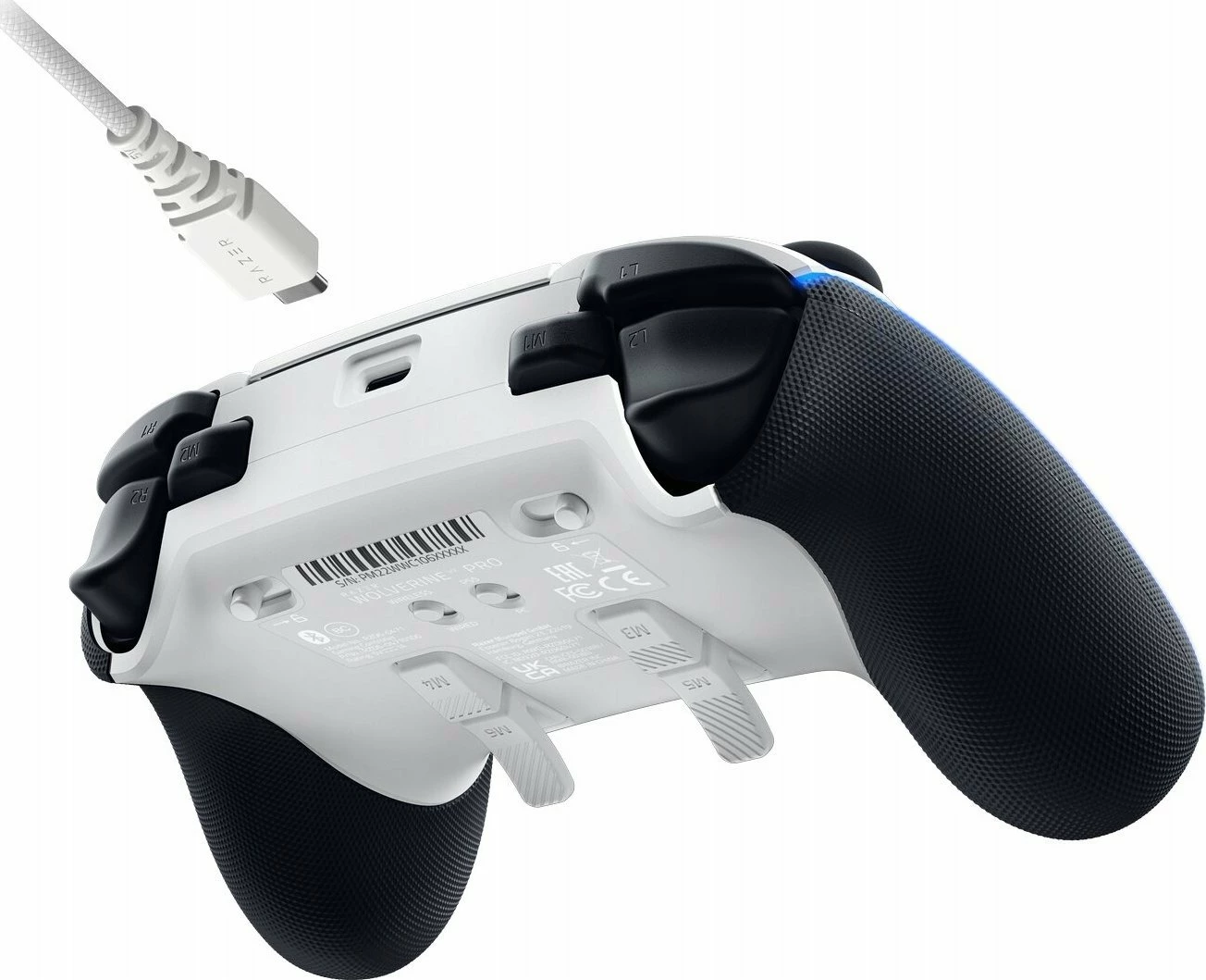 Kontroller gaming Razer Wolverine V2 Pro RZ06-04710200-R3G1 wireless/USB për PS5 & PC, bardhë