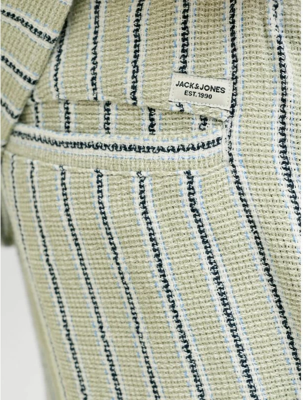 Shorce për meshkuj Jack&Jones JPSTJAIDEN COBA STRIPE JOG SHORTS REG SN, me vija [Madhësia: M]