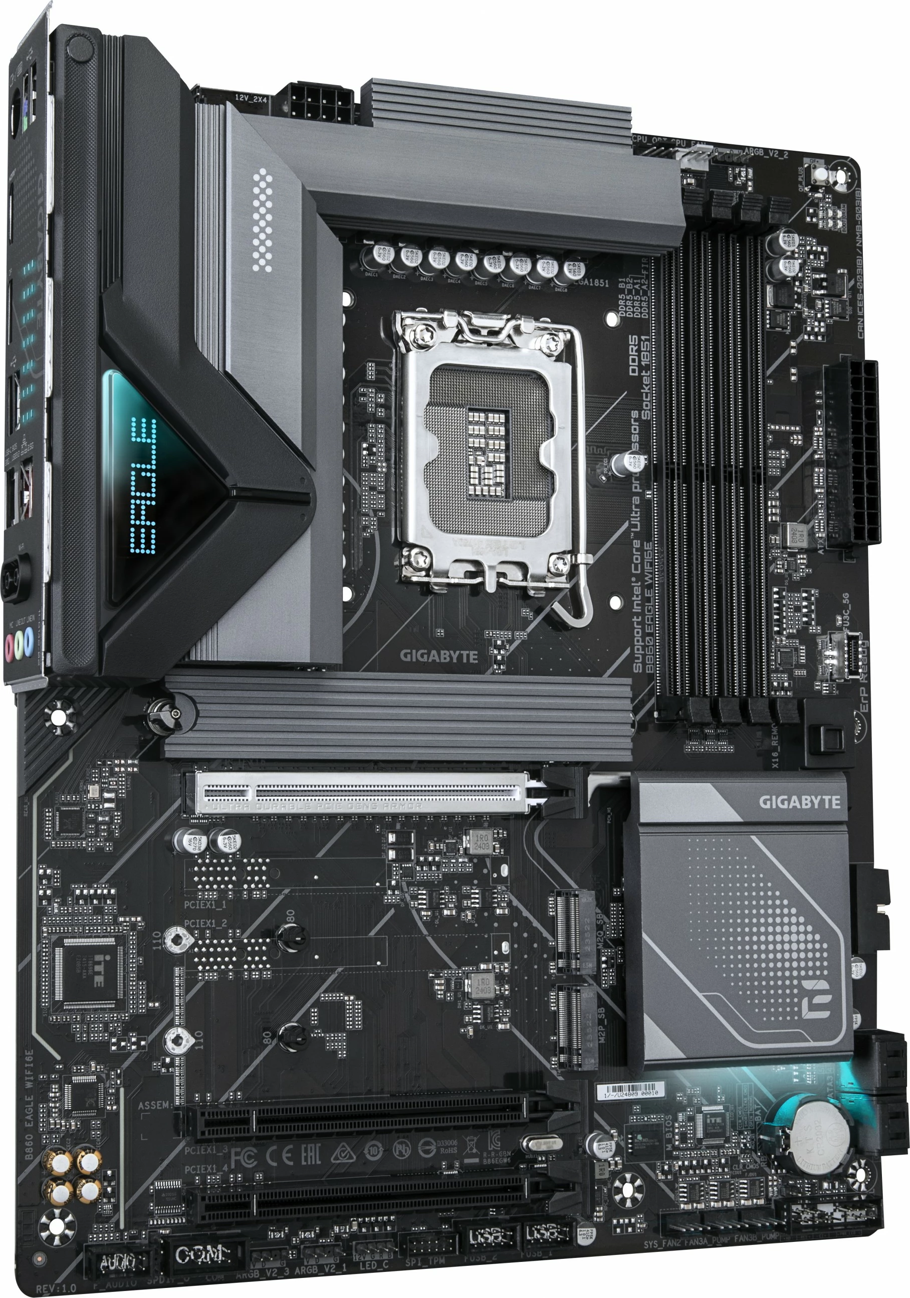 Kartelë grafike Gigabyte B860 EAGLE WIFI6E, 16GB, e zezë