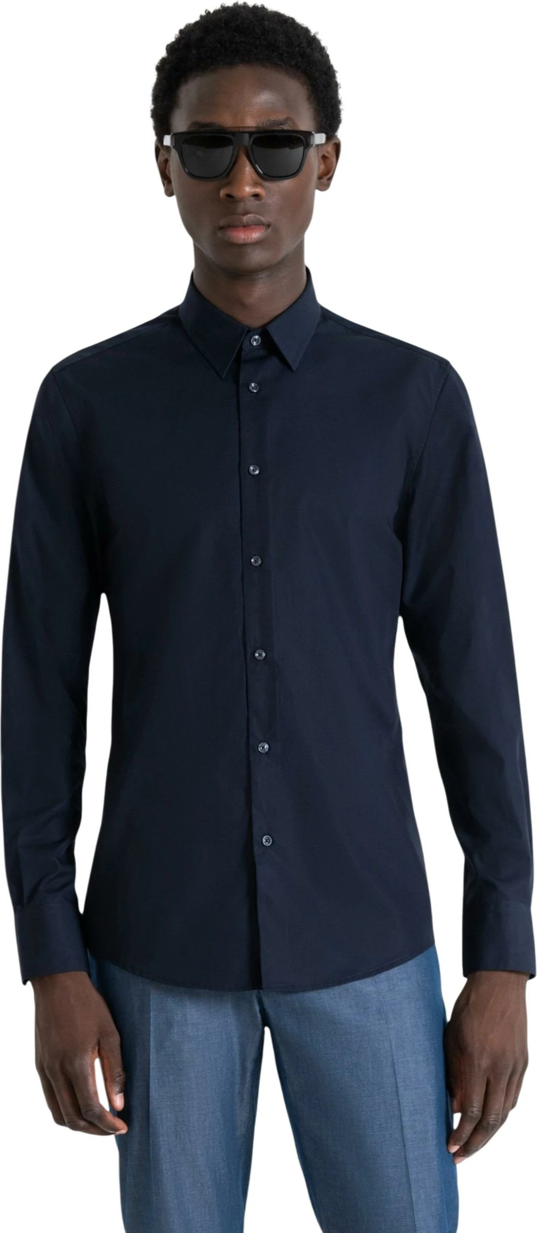 Maicë për meshkuj Antony Morato Napoli MMSL00628-FA400078, blu [Madhësia: M]