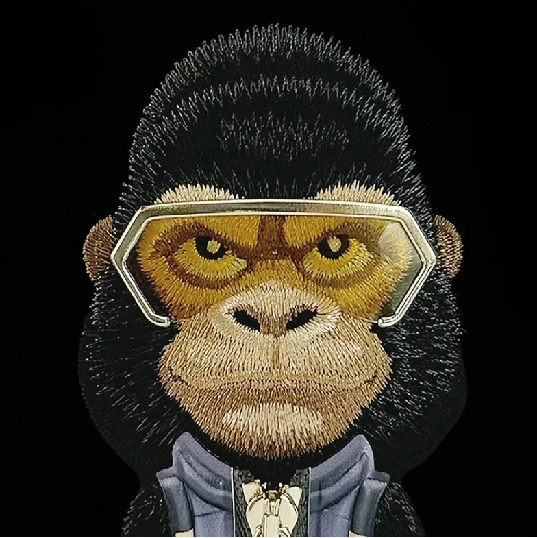 Mbrojtëse telefoni Nimmy Cool&Cute 2.0 Gorilla për iPhone 17, e zezë