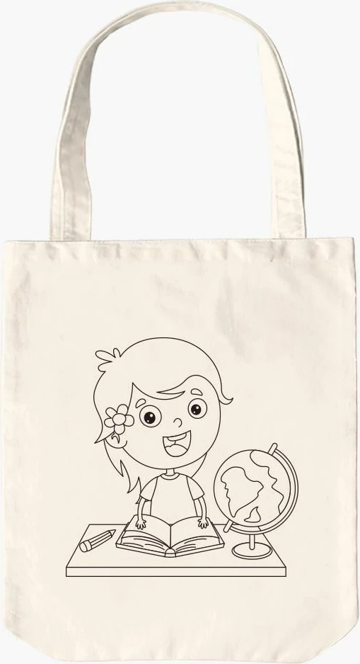 Qese tote për ngjyrosje, krem, Zoozie Bags, 18x25cm, 10 copë