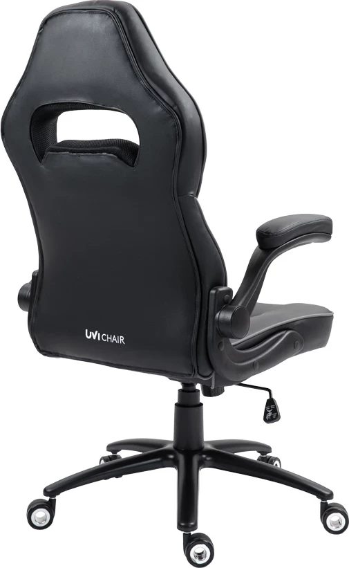 Karrige zyre UVI Simple Office UVI7000, lëkurë PU, e zezë