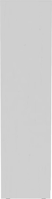 Dollap rrëshqitës me pasqyrë, ngjyrë e bardhë, 240x60x240cm