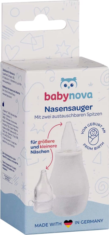 Aspirator për hundë me majë shtesë Babynova