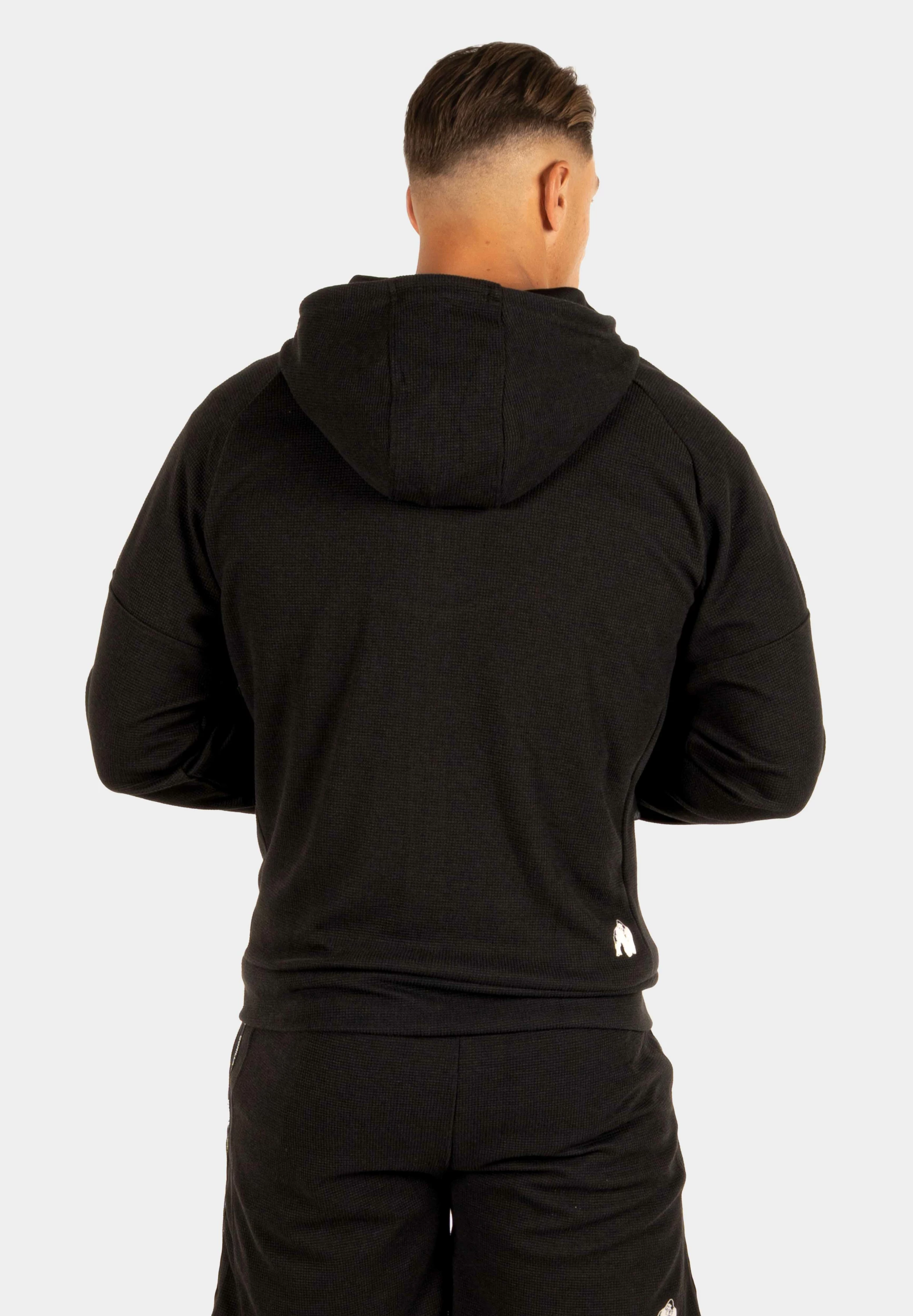 Harvey Hooded Track Jacket - Black [Madhësia: L]