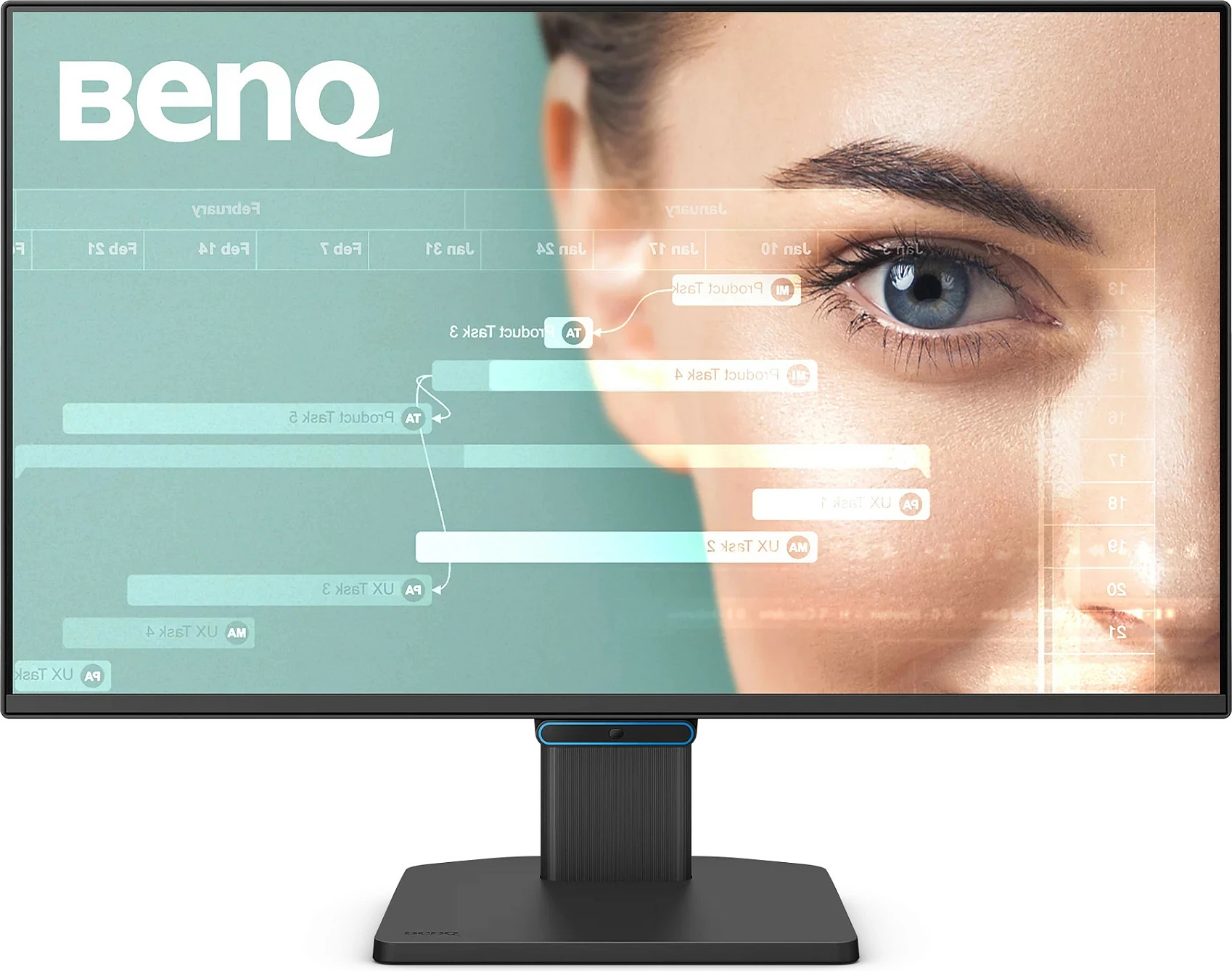 Monitor BenQ GW2490C 23.8" Full HD IPS, USB-C, FreeSync, altoparlantë të integrum, i zi