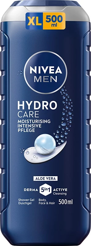 Xhel dushi për meshkuj Nivea Men Hydro Care 500ml