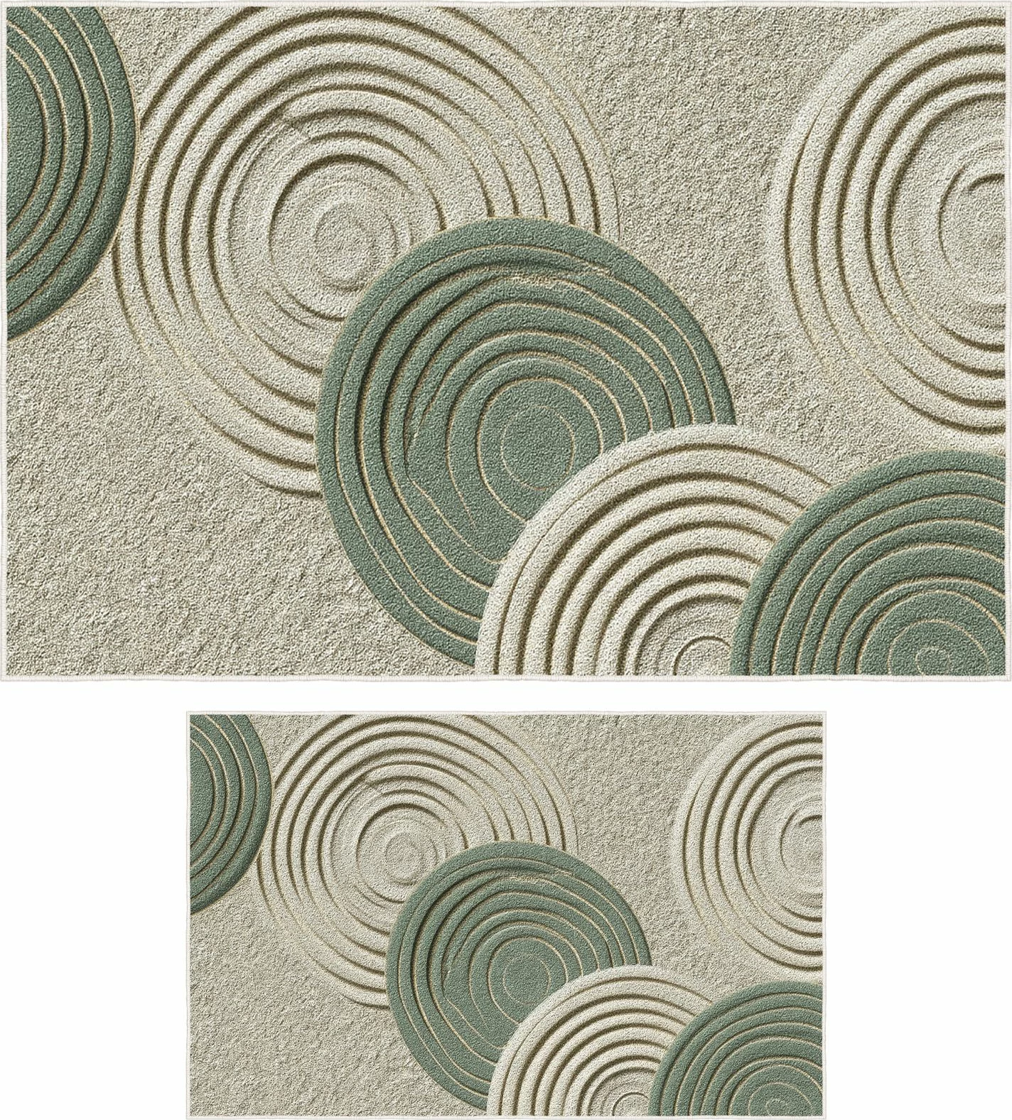 Set tapetash për banjo, 2 copë, ngjyrë e gjelbër, Mijolnir, Asr41