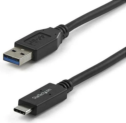 Kabllo USB-A në USB-C StarTech USB31AC1M, 1m, USB 3.2 Gen 2, 10Gbps, e zezë