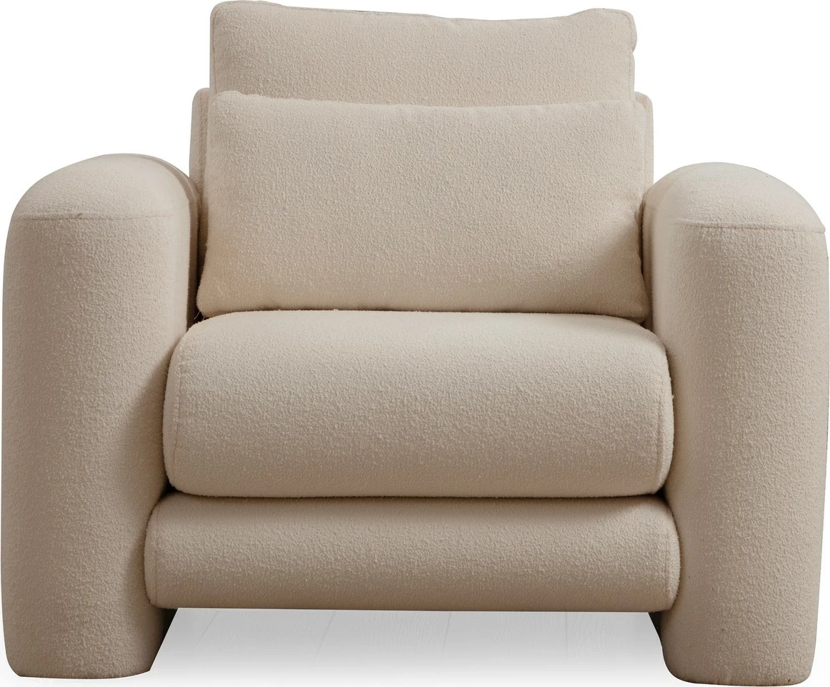 Karrige Wing Atelier del Sofa, ngjyrë krem, Lily