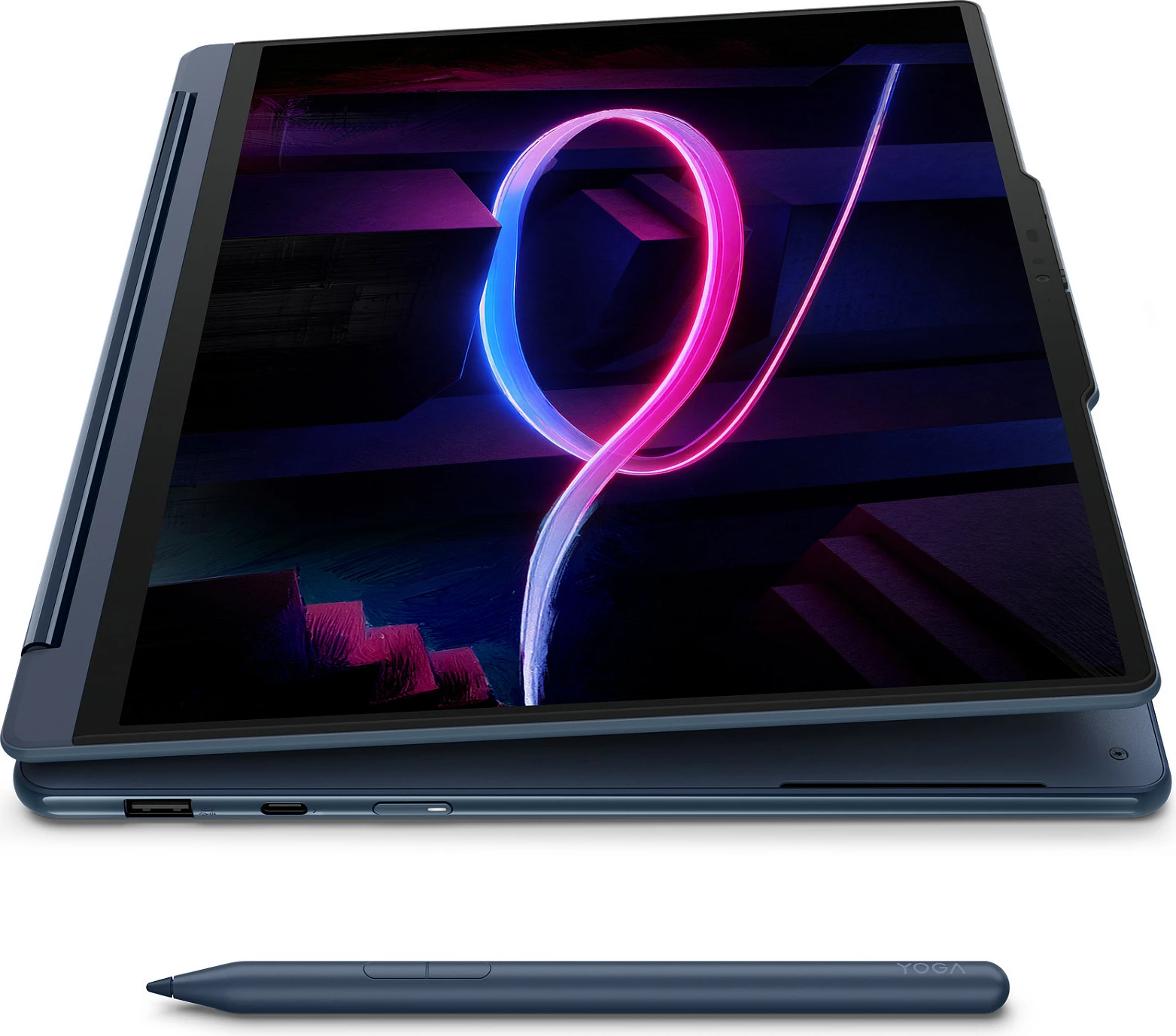 Laptop 2n1 Lenovo Yoga 9, Core Ultra 7, 32GB RAM Memorje, 1TB SSD, 14" 2.8K, Windows 11 Home, Cosmic Blue