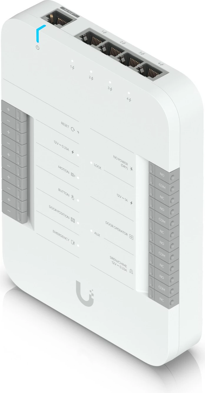 Kontrollues dere Ubiquiti UniFi Access Hub, 1000 Mbit/s, PoE, i bardhë