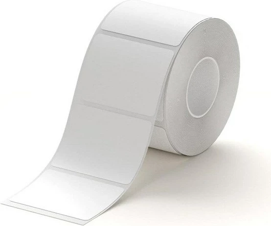 Etiketa vetëngjitëse NiiMbot T70*40-180, për printer termik, Bardhë