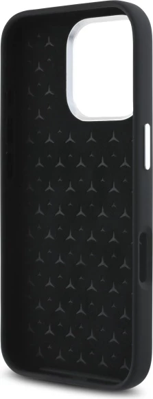 Mbështjellës Mercedes Silicone MagSafe për iPhone 16 Pro Max, Zi