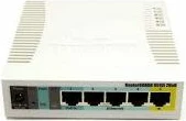 Access Point MIKROTIK RB951Ui-2HnD, 2.4GHz Wi‑Fi 4 300Mbps, 5x Ethernet, USB 2.0, PoE-out, i bardhë