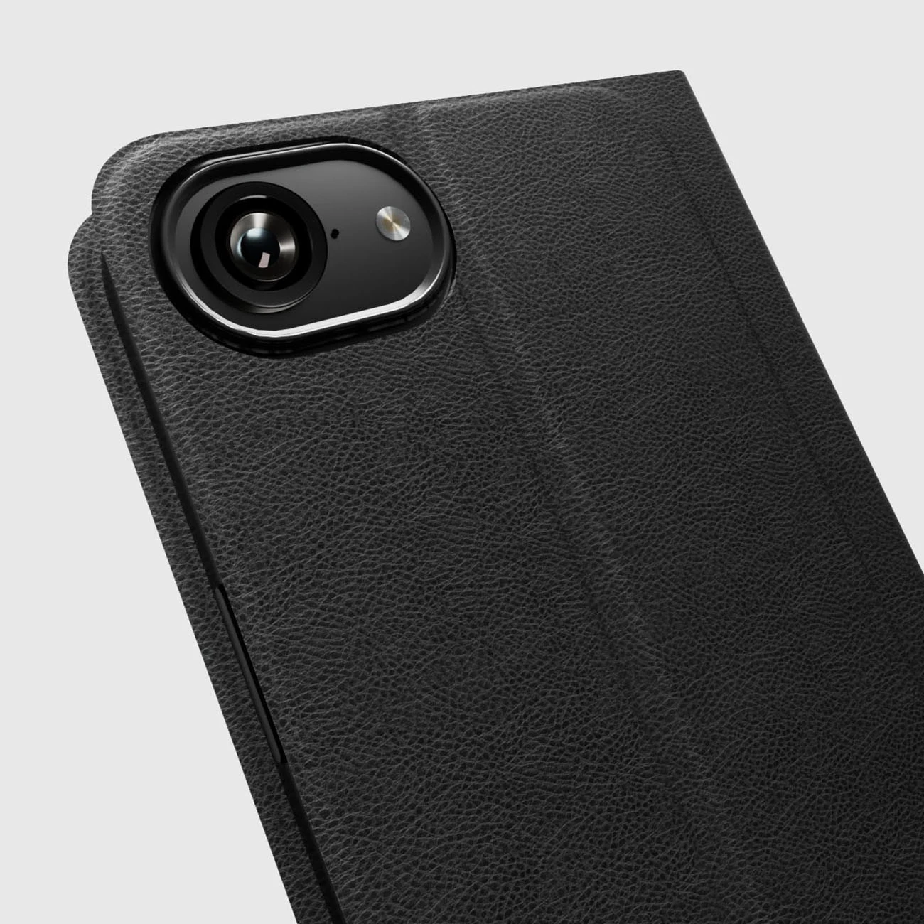 Mbështjellës me kapak SBS Wallet Smooth për iPhone 16e/17e, me xhep karte, me stand, i zi, në kuti