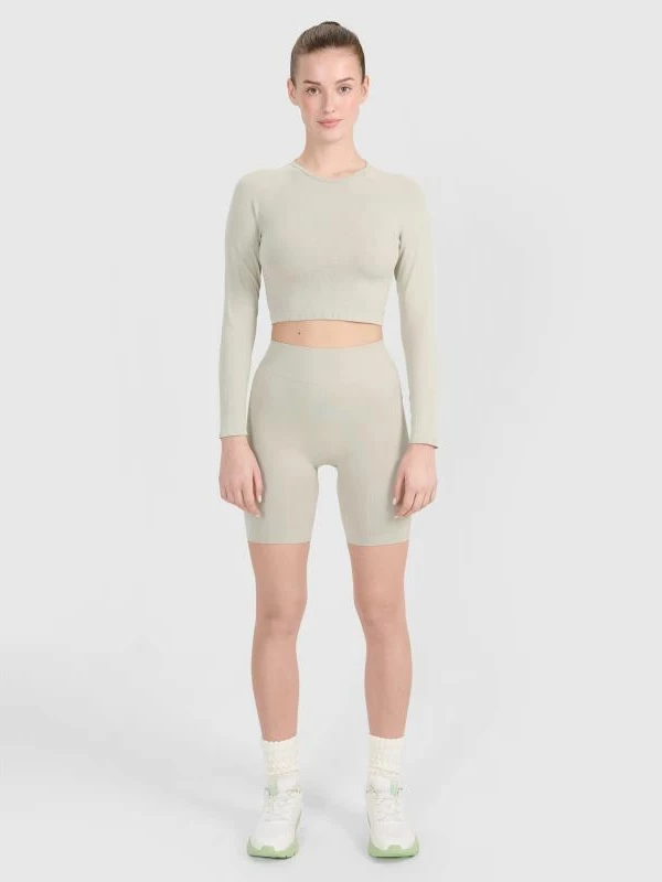 Maicë e gjatë crop për femra 4f