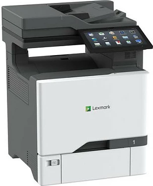 Printer multifunksional Lexmark CX735adse, lazer me ngjyra, A4, duplex, ADF 100 fletë, ekran me prekje 10", bardhë/zi