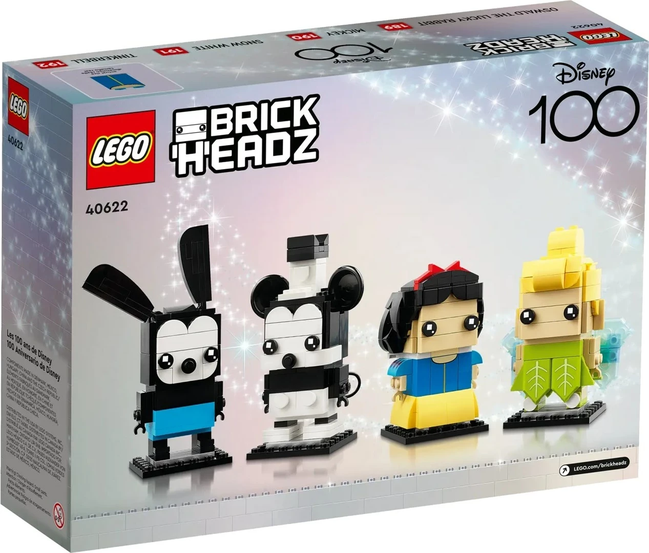 Set LEGO BrickHeadz Disney 100th Celebration 40622, 501 pjesë