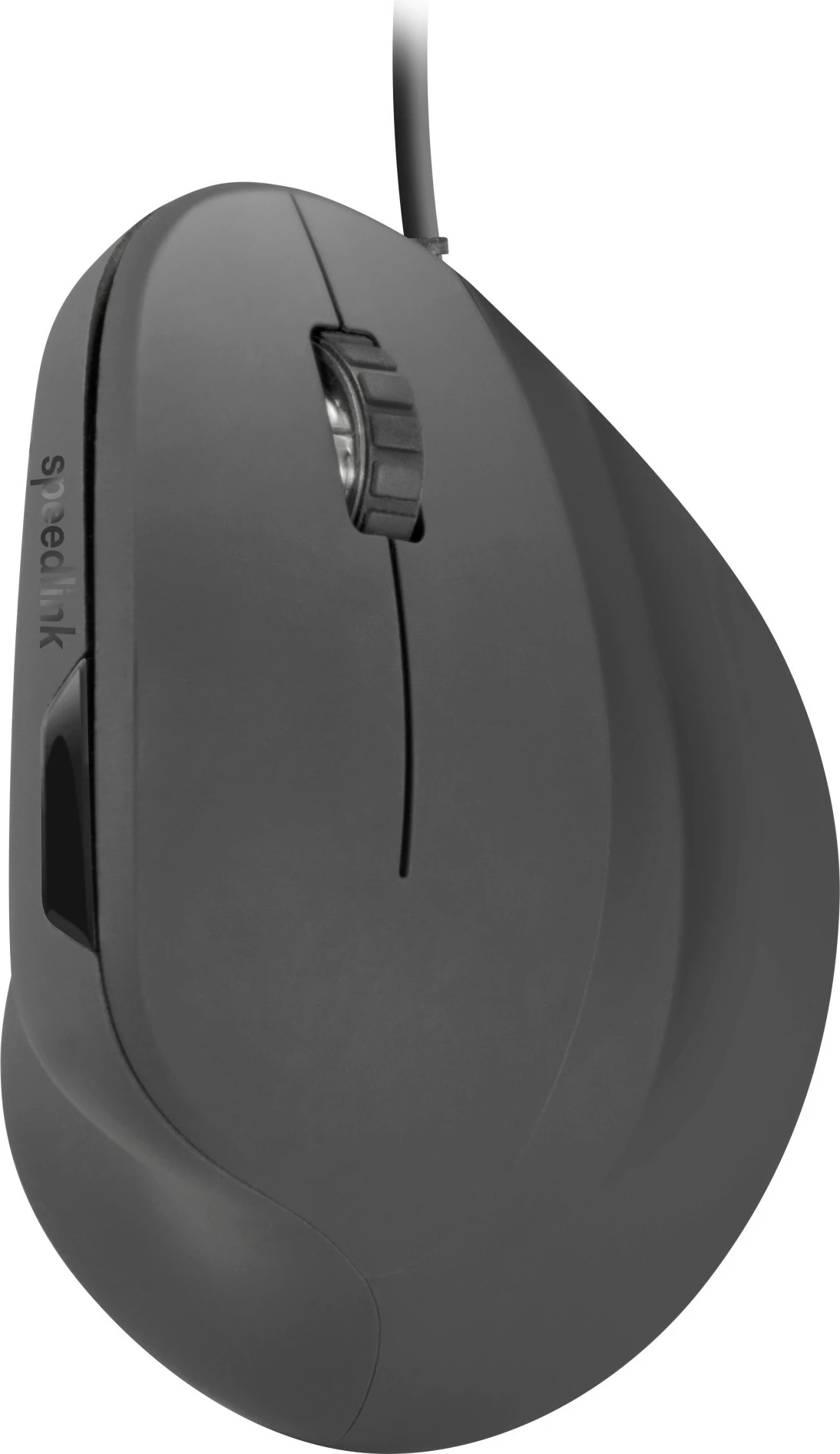 Maus Speedlink PIAVO, Dizajn vertikal, Optik, USB Type-A, 2400 DPI, Ngjyrë e zezë