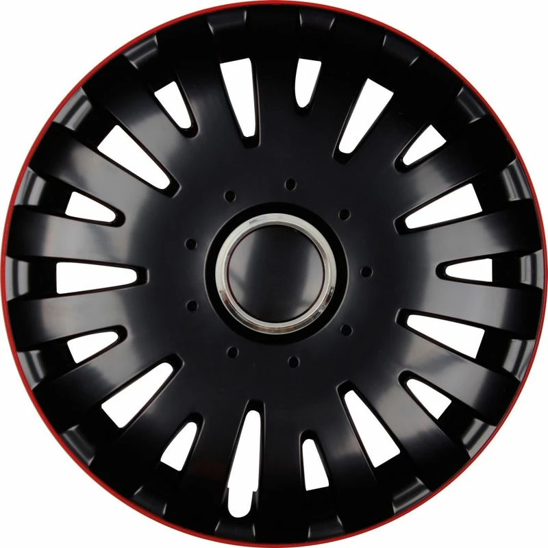Rrotkapne Set 15" Malachit Chrome Black Red