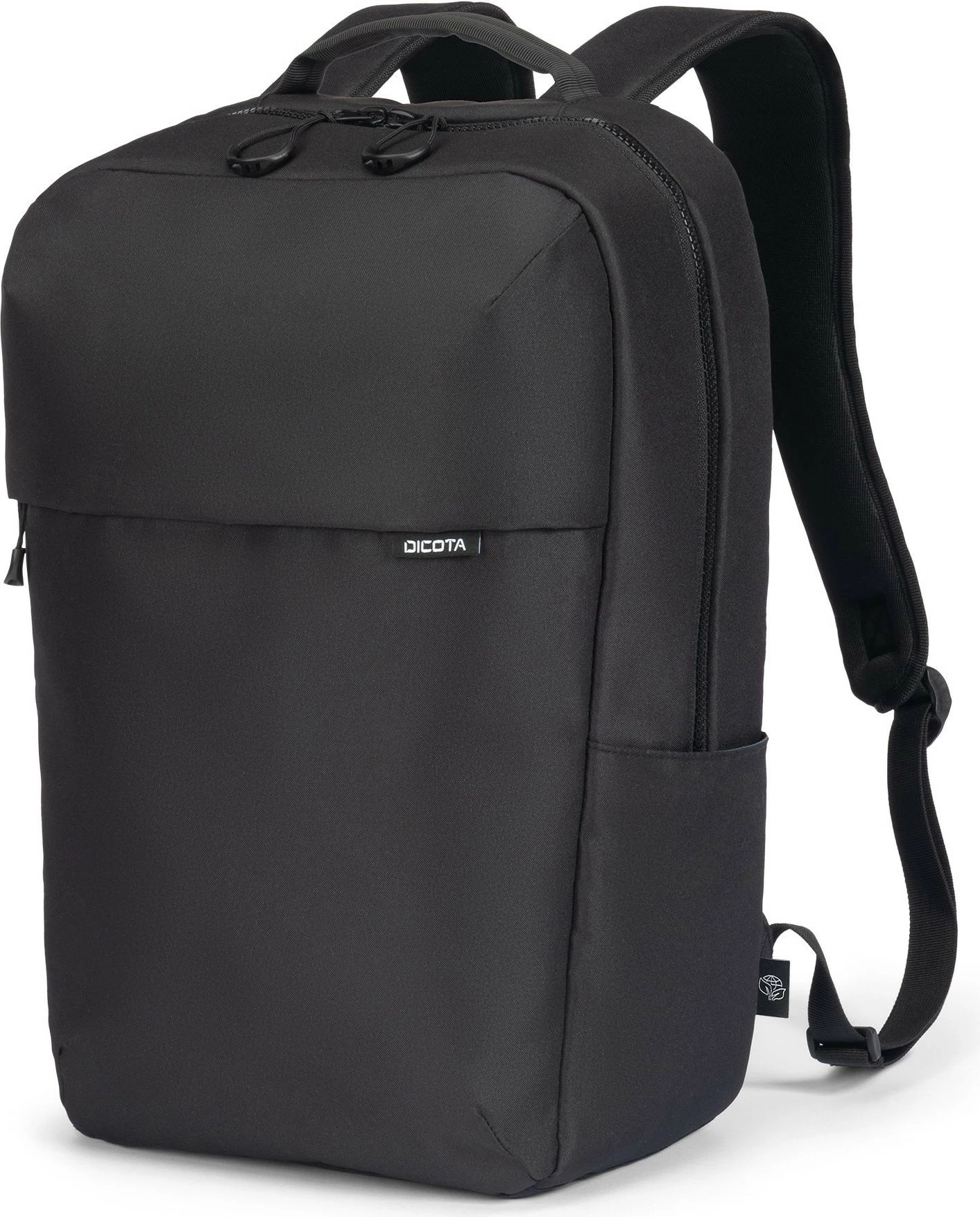 Çantë shpine DICOTA D32115-RPET, 16", rrip supi, e zezë