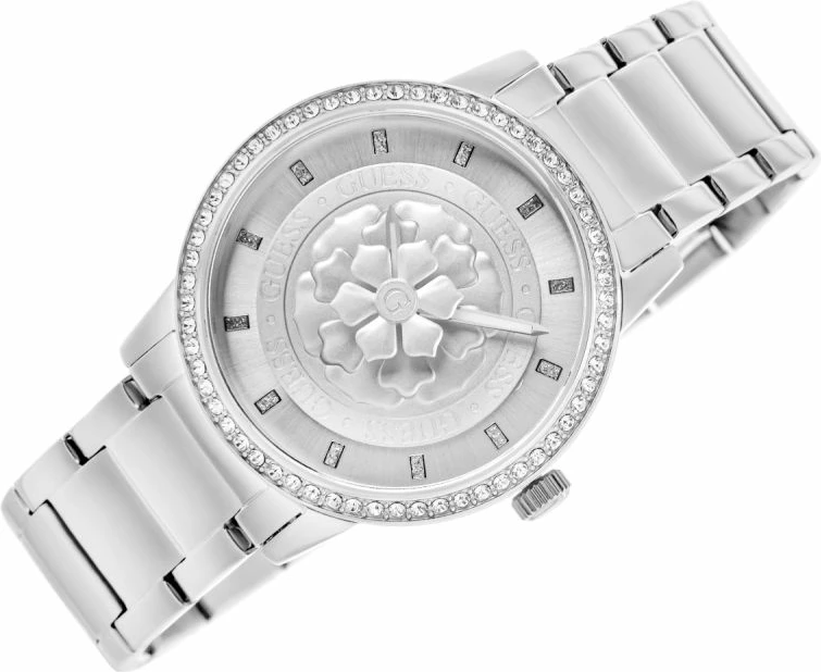 Orë dore Guess për femra, argjendtë