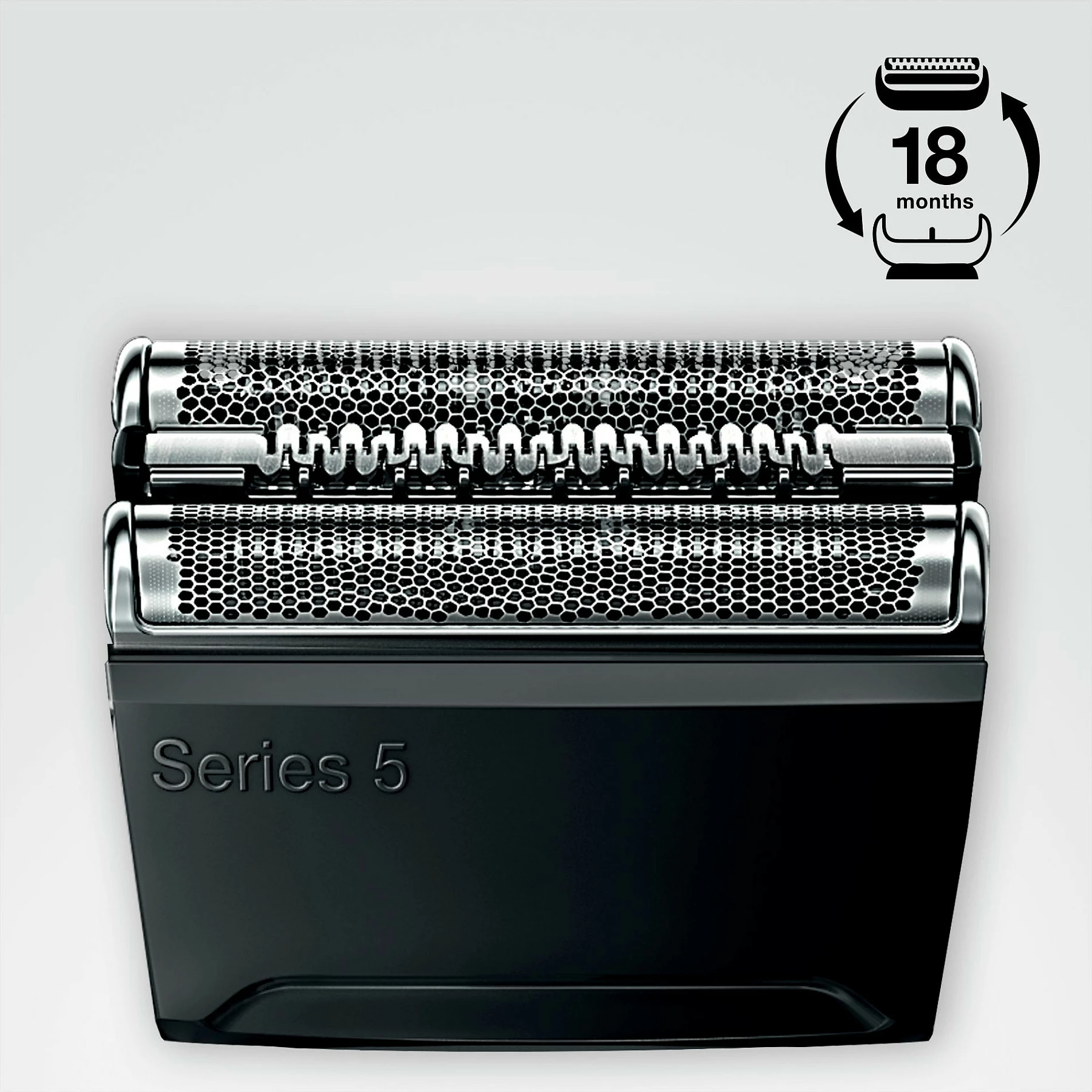 Kokë zëvendësuese makinës rroje Braun Series 5, 52B, e zezë