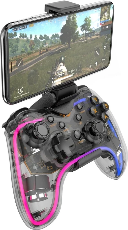 Gamepad Havit G180BT, Wireless, Transparent