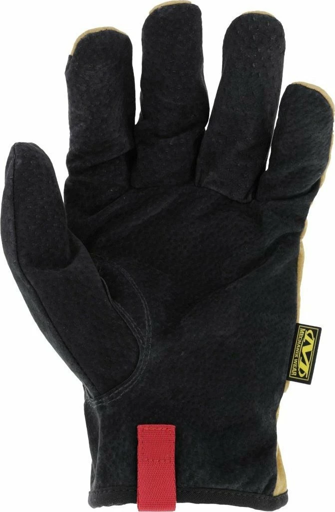 Doreza pune lëkure Mechanix Wear DuraHide Driver E6-360, 360° anti-prerje (EN388 3X42E / ANSI A6), zezë/bezhë