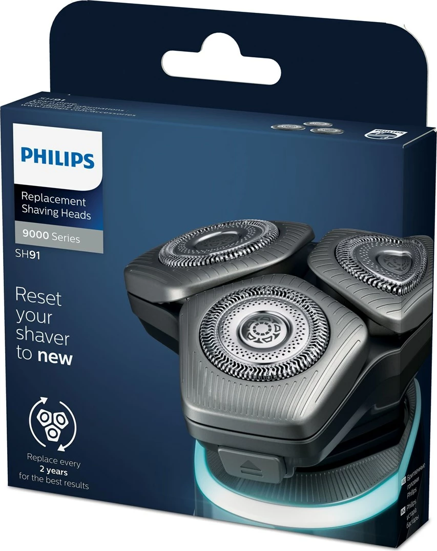 Koka zëvendësuese për makinë rroje Philips Series 9000 SH91/50 Precision Blades, set 3 copë
