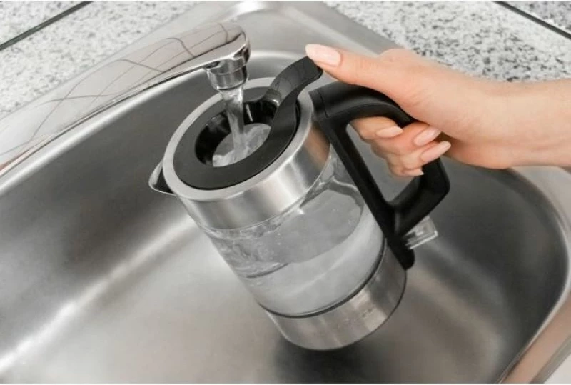 Çajnik elektrik PROFICOOK WKS 1228 G, i bardhë/transparente