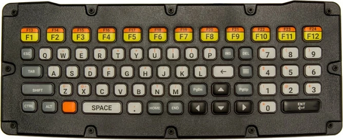 Tastaturë Zebra mini e ndriçume, USB, QWERTY, me numpad, e zezë