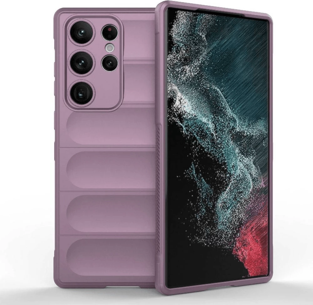 Mbështjellës silikoni ONASI Wave 16732 për Xiaomi Redmi A1, i hollë, me mikrofibër brenda, vjollcë