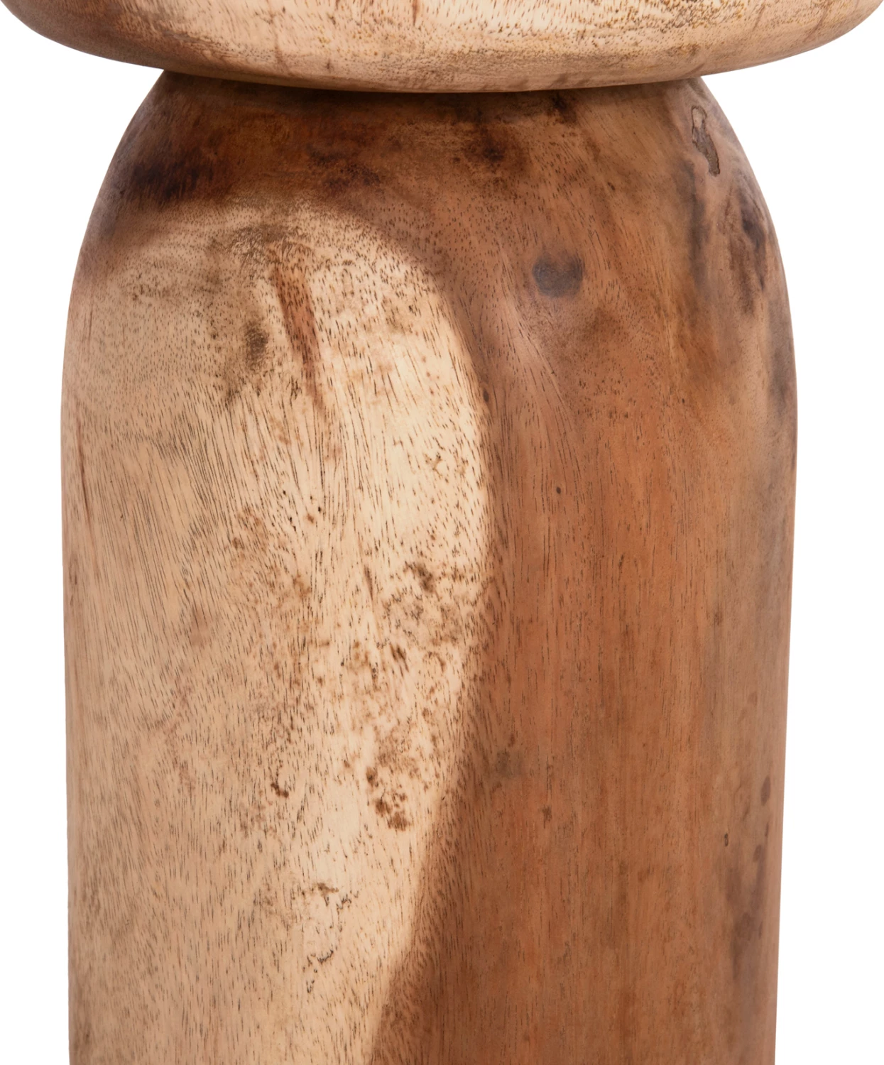 Tavolinë anësore LOKI, dru suar i fortë, ngjyrë natyrale, FH9899.11, 30x50cm