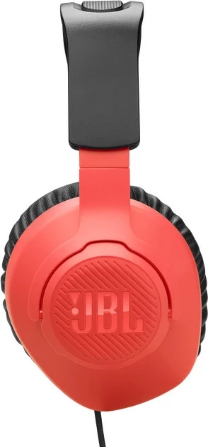 Kufje me mikrofon JBL Quantum 100, me kabllo, për Nintendo Switch, kuqe/kaltër