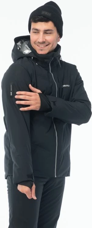 Jakne për meshkuj Fitanu CERTIS PRIMALOFT, e zezë