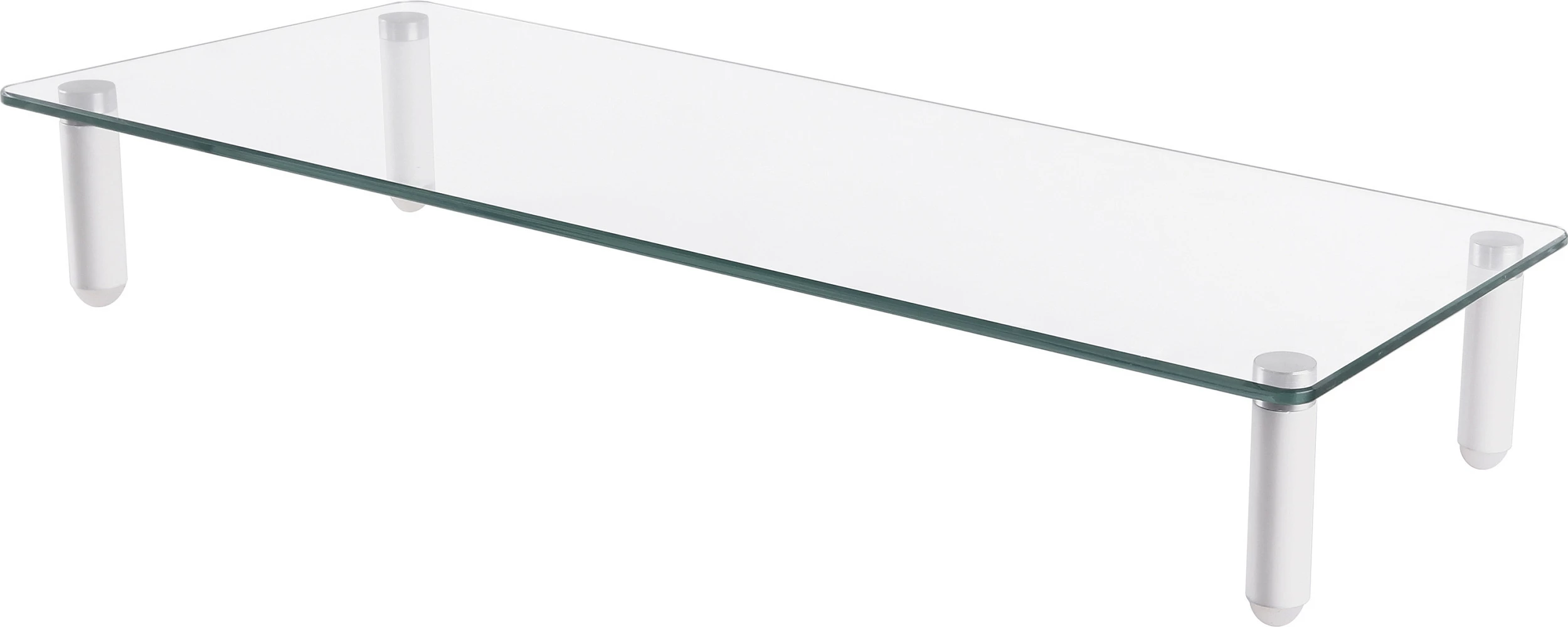 Ngritëse monitori EQUIP, xham, kapacitet 20 kg, 560x210x80 mm, transparente