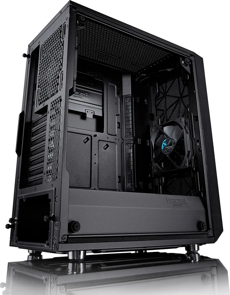 Kasë Fractal Design Meshify C, Midi Tower, ATX, ITX, micro ATX, E zezë