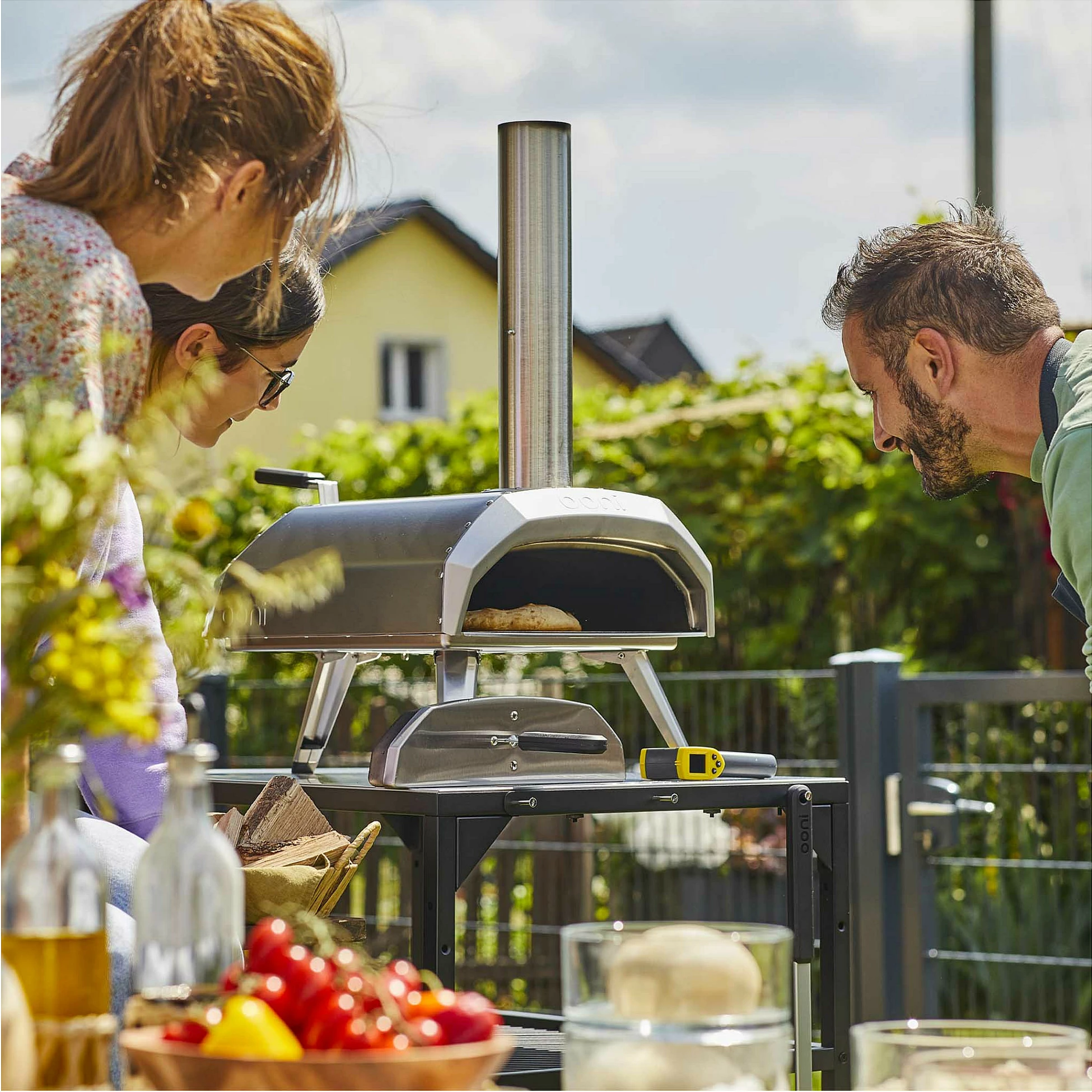 Furrë pice Ooni Karu 12, multi-fuel, 30 cm, 500°C, çelik inox