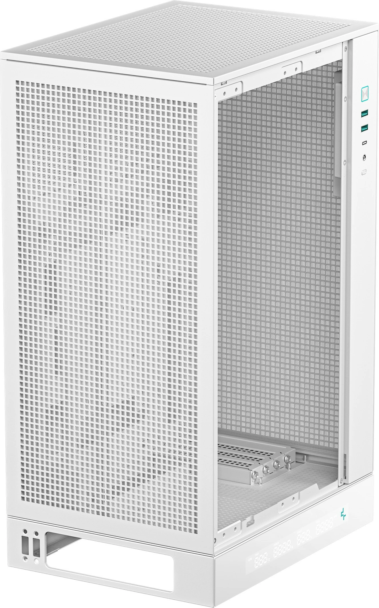 Kasë Deepcool CH270 DIGITAL, Mini Tower, bardhë