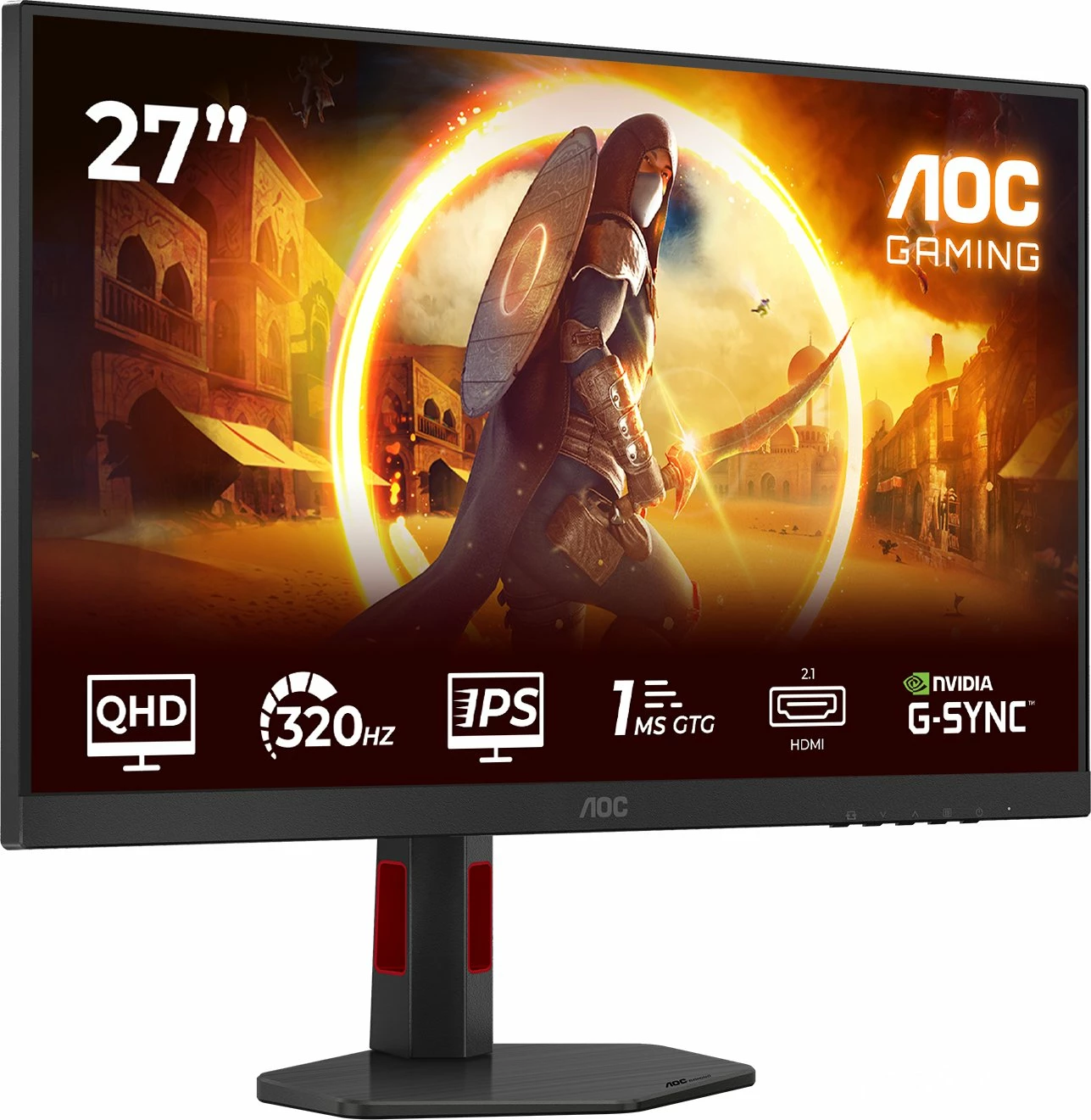 Monitor gaming AOC Q27G4SRU 27\" QHD 320Hz Fast IPS HDR400, i zi