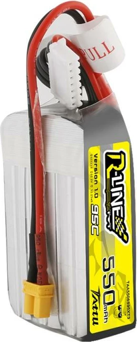 Bateri LiPo Tattu R-Line 550mAh 22.2V 95C 6S1P XT30