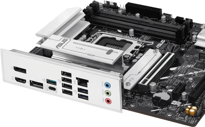 Pllakë amë ASUS PRIME B860M-A-CSM, LGA1851, DDR5 deri 256GB, mATX, PCIe 5.0, 2.5GbE, USB4