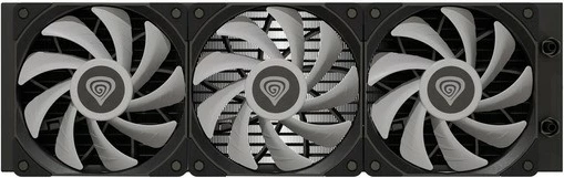 Kasë ftohëse me ujë Natec HYDRIA GENESIS 360 ARGB, 3 ventilatorë, e zezë