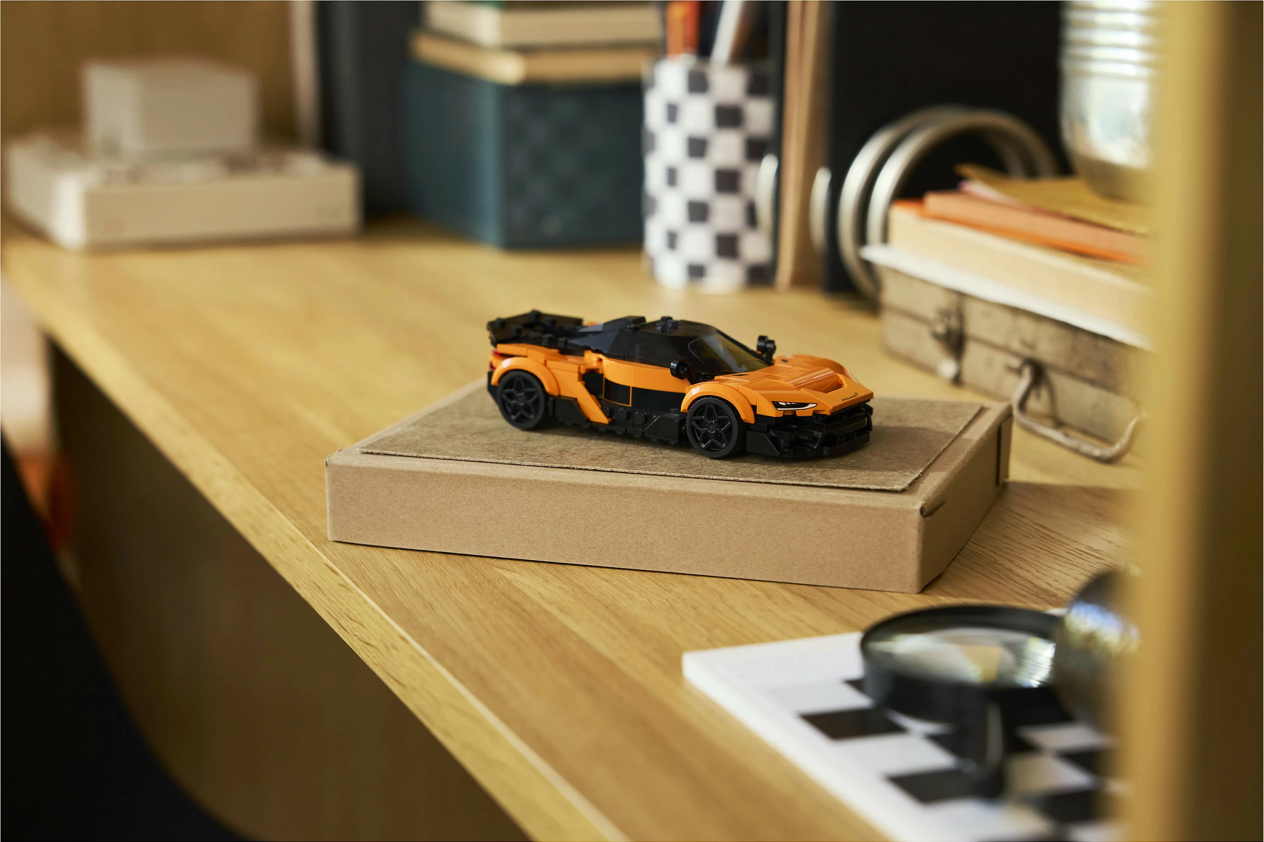Set ndërtimi LEGO Speed Champions McLaren W1 77257, 287 copë, 9+, portokalli/zi