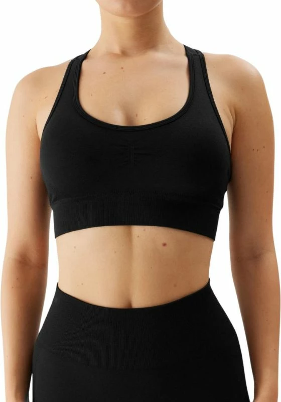 Bra sportiv për femra 4f, i zi