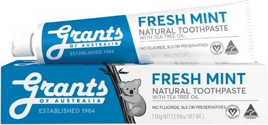 Pastë dhëmbësh Grants of Australia Fresh Mint Natural 110g